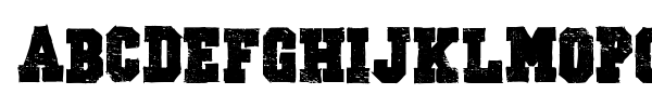 Outlaw Stars font preview